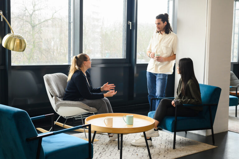 smava Mitarbeitende im Berliner Büro